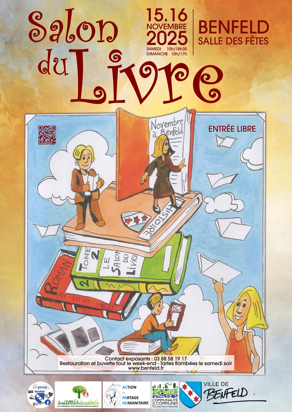 Salon du livre les 15 et 16 novembre à Benfeld